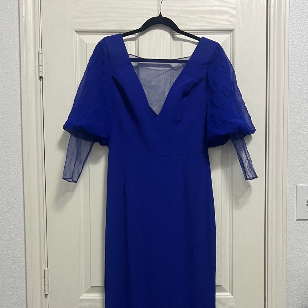 Gustavo Cadile Elegant Blue Dress
